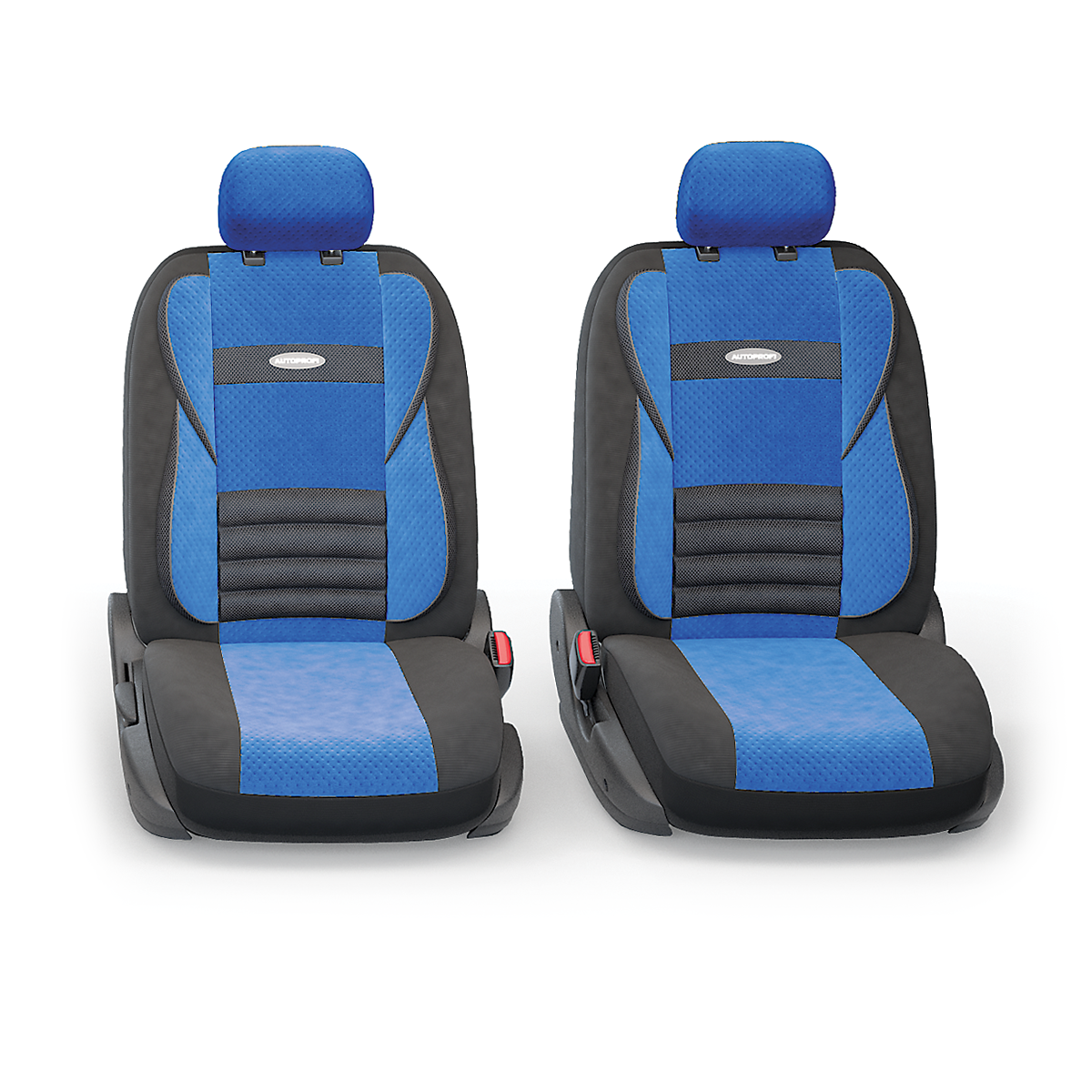 Автомобильный чехол на сиденье Autoprofi CMB-1105 BK/BL M- черный/синий