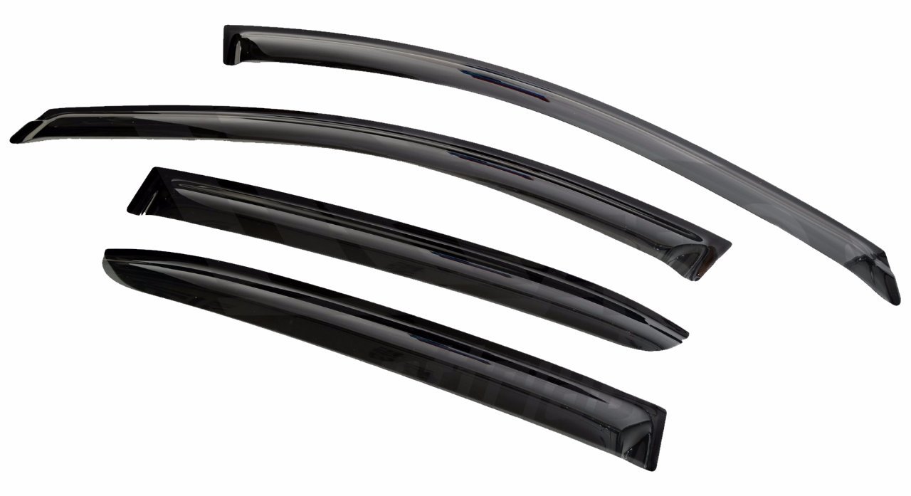 Дефлекторы окон Carl Steelman VK-TYALR00 TOYOTA ALLEX, RUNX 2000-2007г- с креплением черный