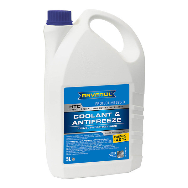 Антифриз Ravenol HTC Protect MB 325.0 Premix синий, 5кг