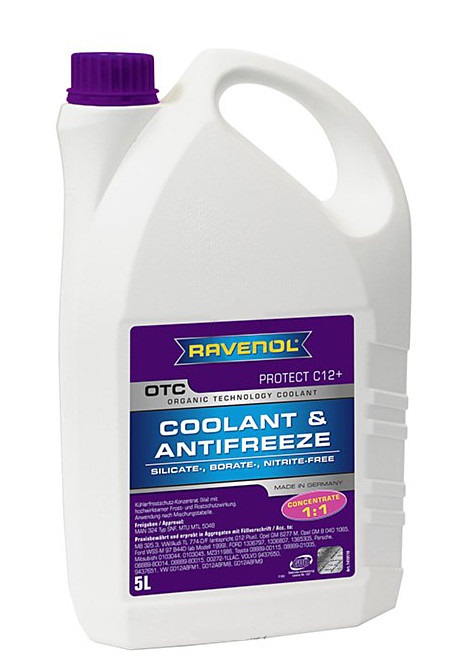 Антифриз концентрат Ravenol OTC Organic Technology Concentrate G12+ Красно-лиловый 20л