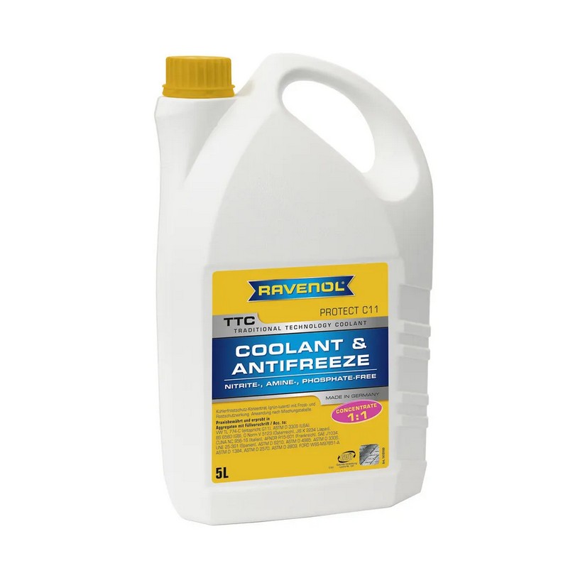 Антифриз концентрат Ravenol TTC Traditional Technology Cooliant Concetrate G11 Желтый 20л