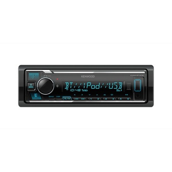 Автомагнитола KENWOOD KMM-BT408 черный, 1