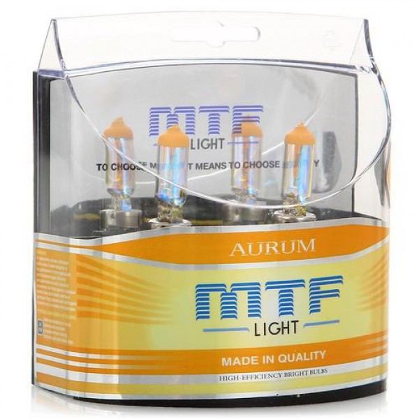 Автомобильная лампа MTFILTER HB4 9006 12V 55w Aurum 3000K