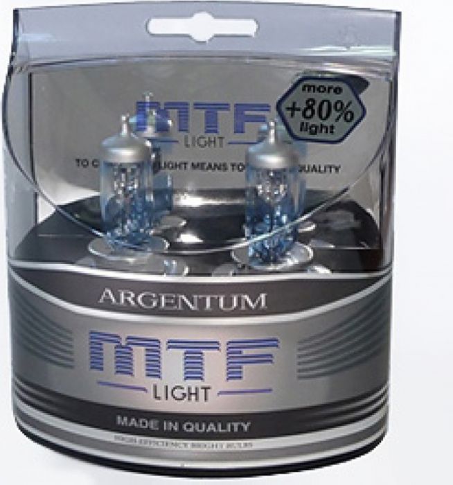 Автомобильная лампа MTFILTER HB4 (9006) 12v/55w 4000K Argentum+80%