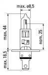 Маяк H1 12V 55W (PK14.5s) Super Light+30%
