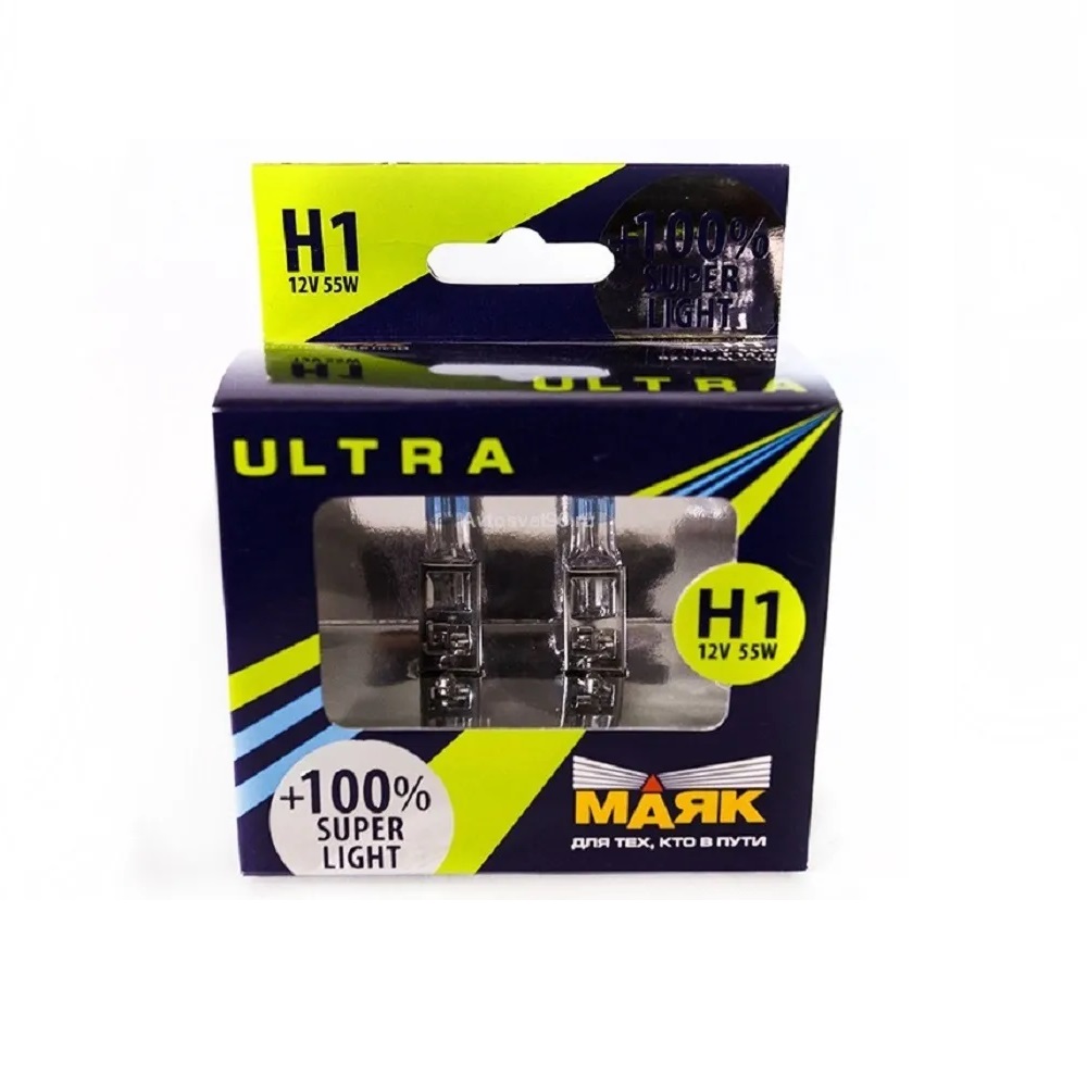 Автомобильная лампа Маяк Super Light УЛЬТРА NEW (+100%) (2 шт.)