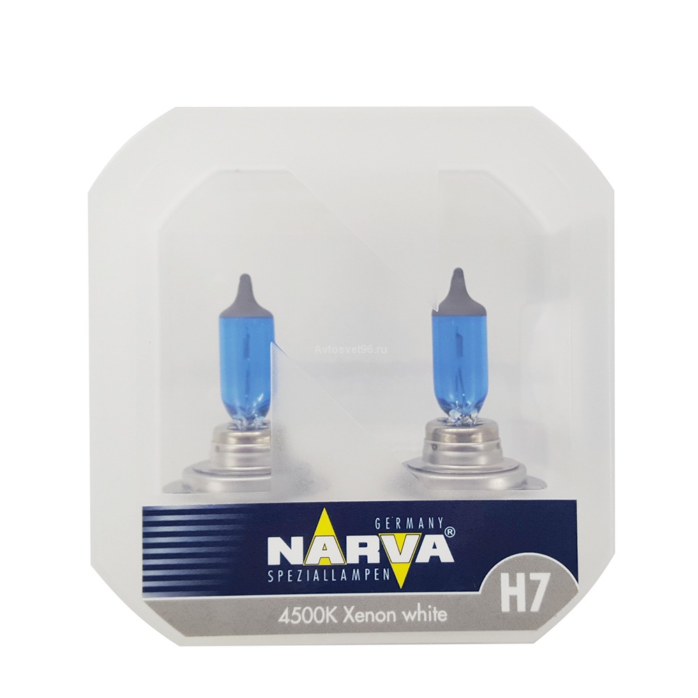 Автомобильная лампа Narva H7 (55) PX26d RANGE POWER WHITE 4500K (2шт) 12V 48607 RPW S2