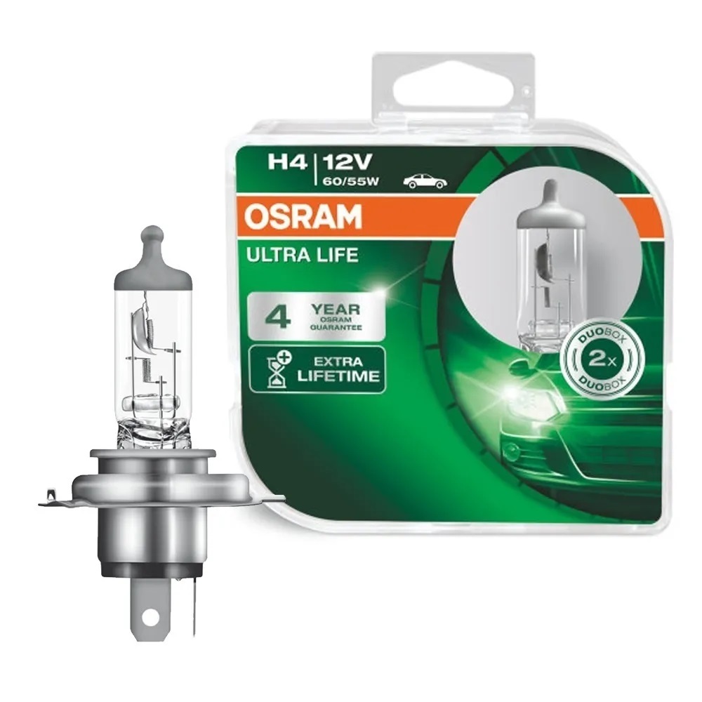 Автомобильная лампа Osram H4 12V Ultra Life (2 шт.)