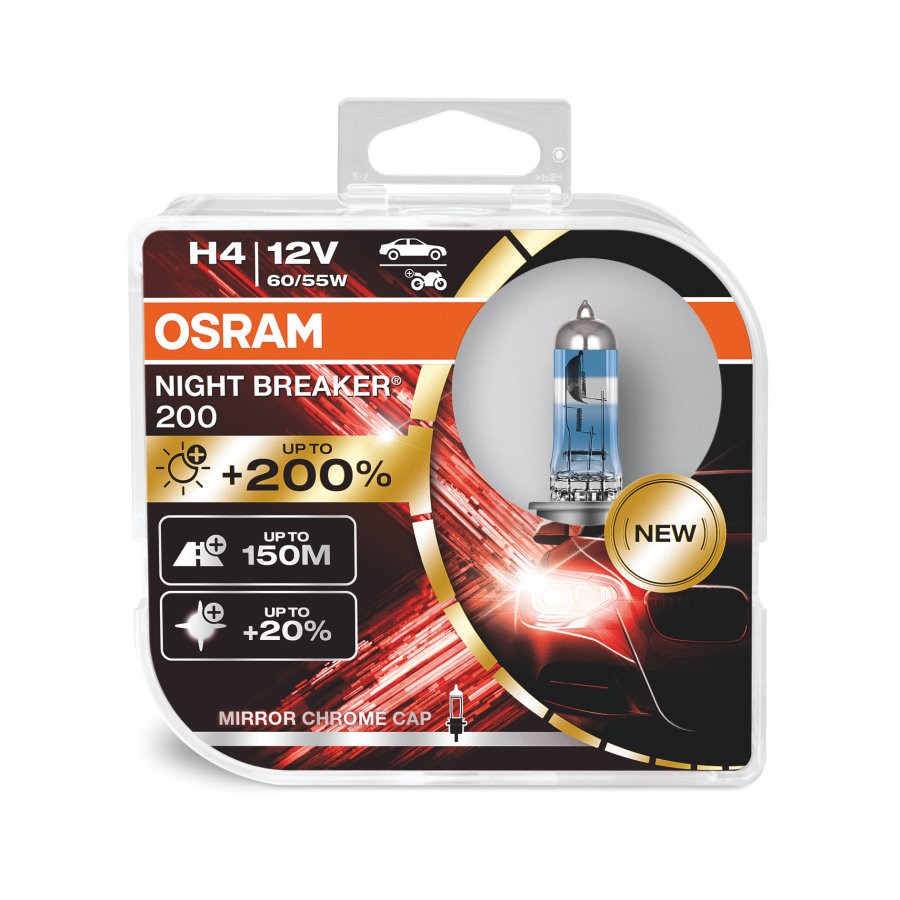 Автомобильная лампа Osram Night breaker (+200%) (1 шт.)
