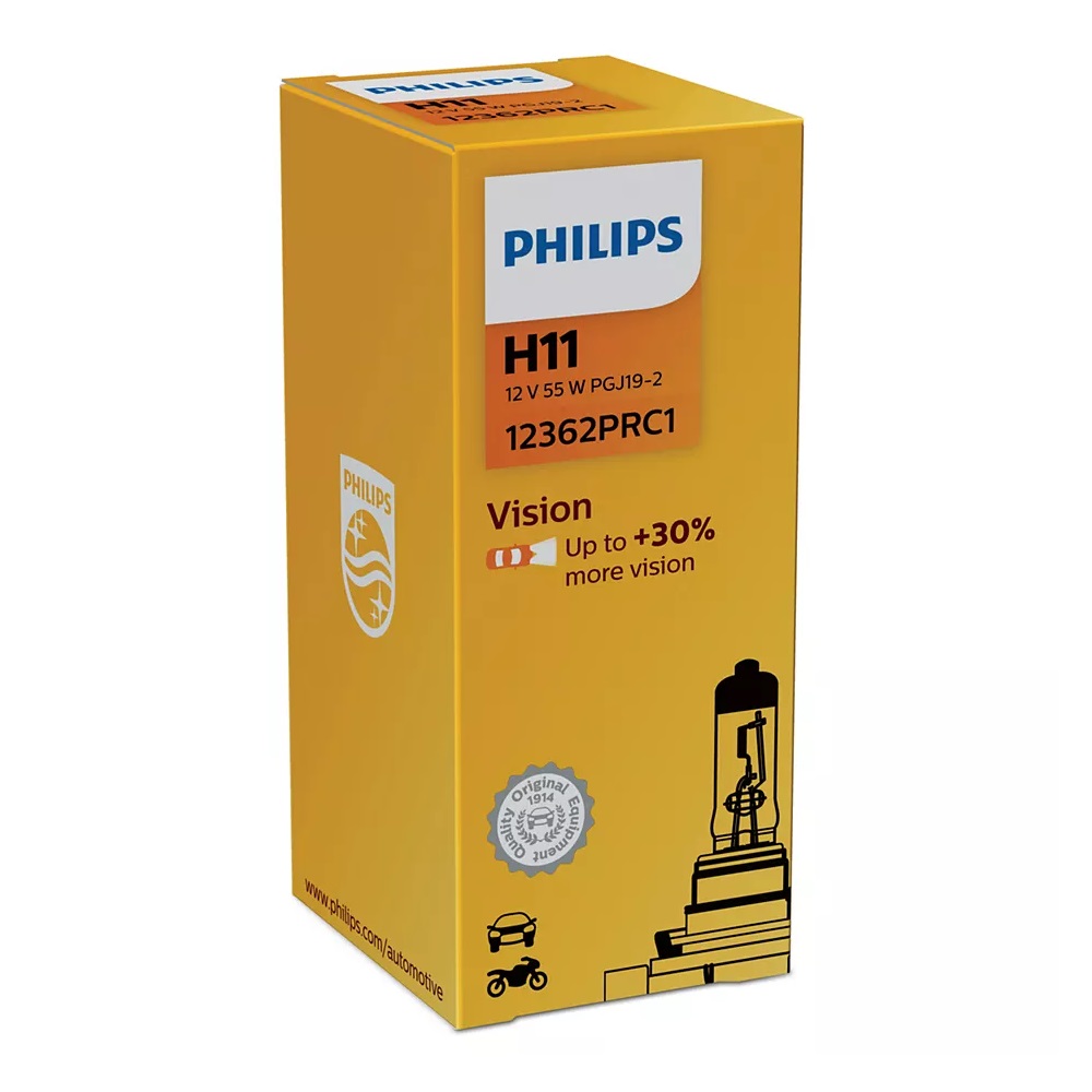 Автомобильная лампа Philips H11 12 V Premium (+30%)