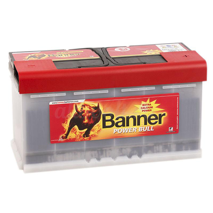 Автомобильный аккумулятор Banner Power Bull PRO P11040 110А/ч-12V стартерный EN850 европейские обратная 394x175x190