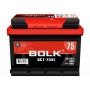 Автомобильный аккумулятор Bolk Standart B75-3-L 75А/ч-12V ст EN600 европейские прямая 278x175x190
