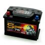 Автомобильный аккумулятор Spark 6СТ-75 75А/ч-12V ст EN560 европейские обратная 278x175x190