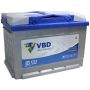 Автомобильный аккумулятор VBD Blue Dynamic 75А/ч-12V ст EN750 европейские обратная 278x175x190