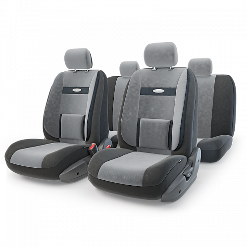 Автомобильный чехол на сиденье Autoprofi COM-1105 BK/D.GY M черный/темно-серый