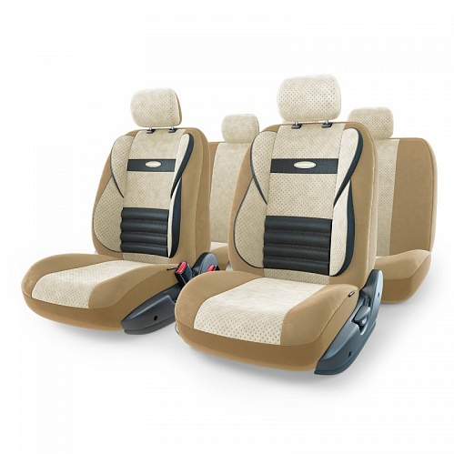 Автомобильный чехол на сиденье Autoprofi CMB-1105 D.BE/L.BE M бежевый
