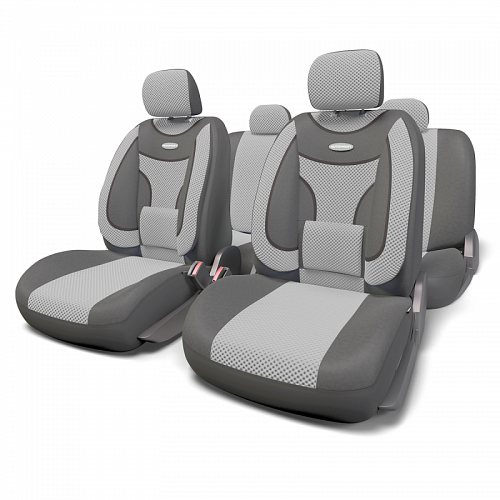 Автомобильный чехол на сиденье Autoprofi ECO-1105 D.GY/L.GY M темно-серый/светло-серый