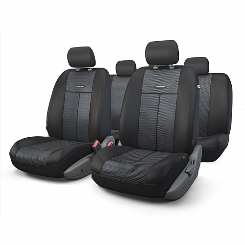 Автомобильный чехол на сиденье Autoprofi TT-902M BK/BK черный