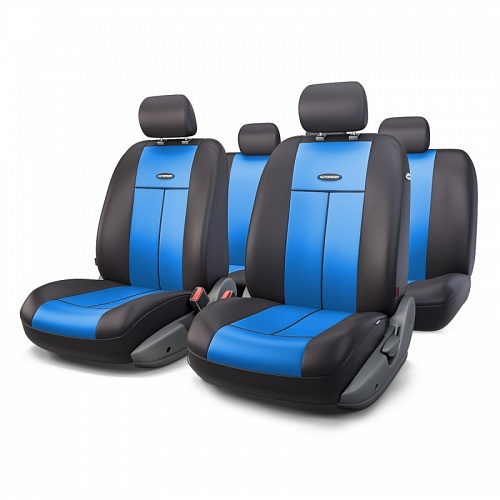 Автомобильный чехол на сиденье Autoprofi TT-902P BK/BL черный/синий