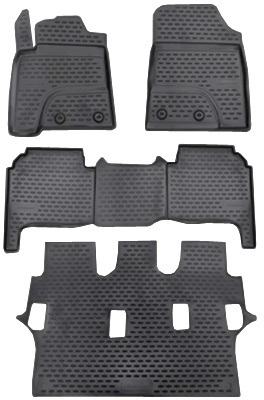 Автомобильный коврик Element NLC.48.53.210k в салон Toyota Land Cruiser 200 (2012-2015), черный