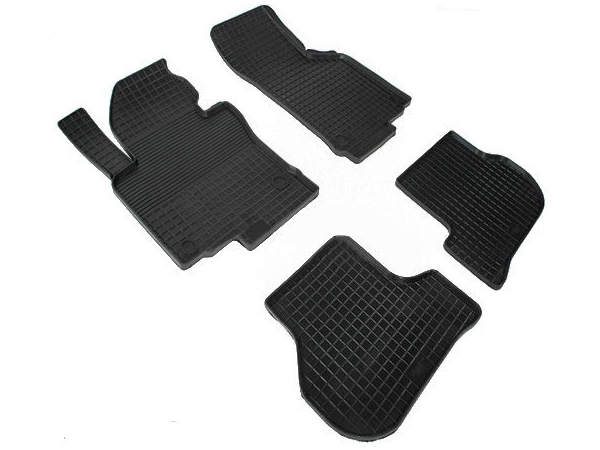 Автомобильный коврик SeiNtex 468 в салон Skoda Octavia A5 2008-2013 г.в., черный