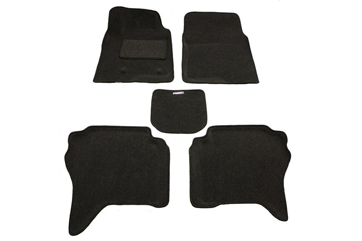 Автомобильный коврик SeiNtex 82764 в салон Mitsubishi Pajero IV 2006-2021 г.в., черный