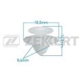 Zekkert BE1355 клипса Mitsubishi