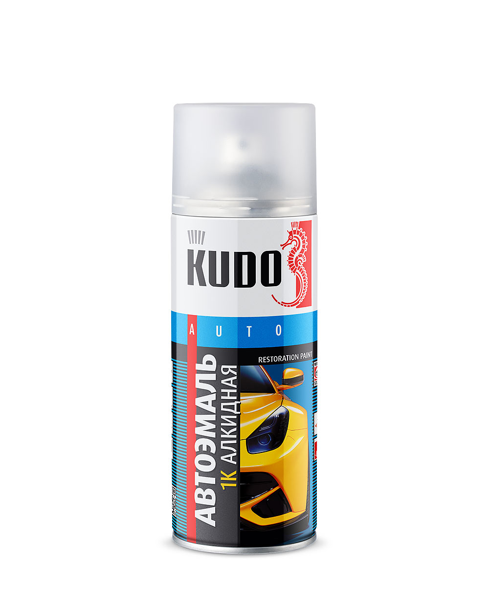 Автоэмаль KUDO KU-42000 белый 0,52 л