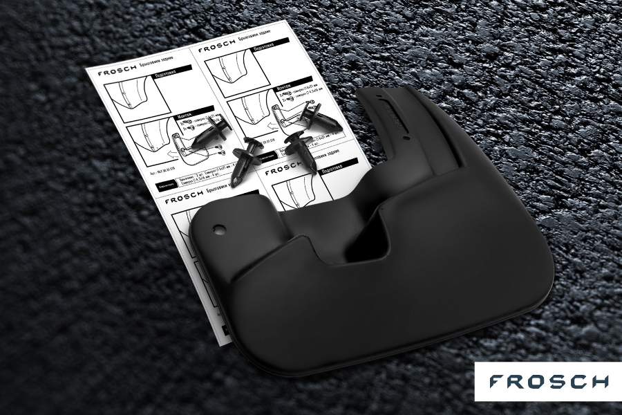 Брызговик Frosch NLF.25.44.F13 KIA Sportage передний 2 шт.