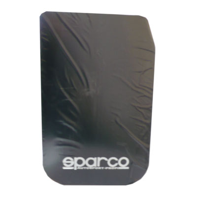 Брызговик Sparco БР000015 спортивные 45х30см большие черные 4шт.