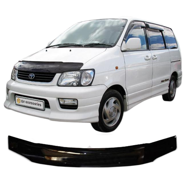 Дефлектор капота CA plastic 2010010104108 черный Toyota Lite Ace