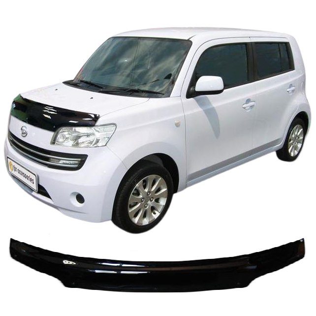 Дефлектор капота CA plastic 2010010105761 черный Daihatsu Coo
