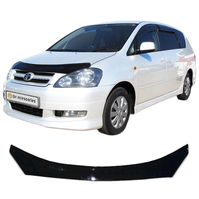 Дефлектор капота CA plastic 2010010106805 черный Toyota Picnic