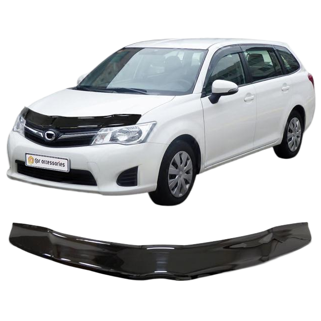 Дефлектор капота CA plastic 2010010109615 черный Toyota Corolla Fielder