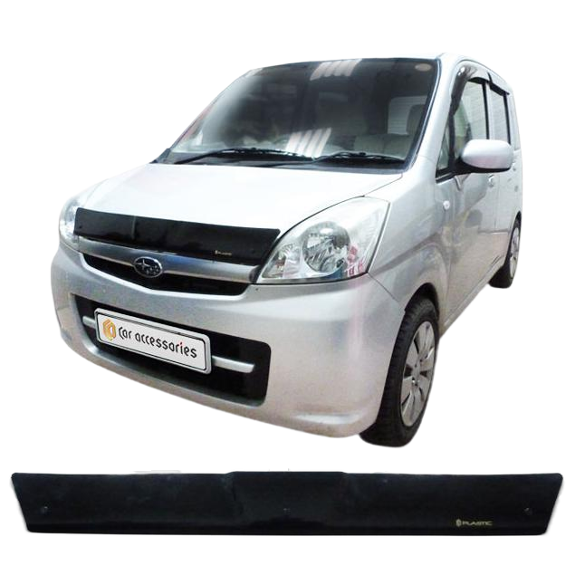 Дефлектор капота CA plastic 2010010112912 черный Subaru Stella