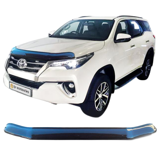 Дефлектор капота CA plastic 2010010113179 черный Toyota Fortuner