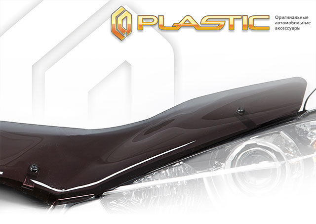 Дефлектор капота CA plastic 2010010305826 черный полупрозрачный Great Wall Hover H5