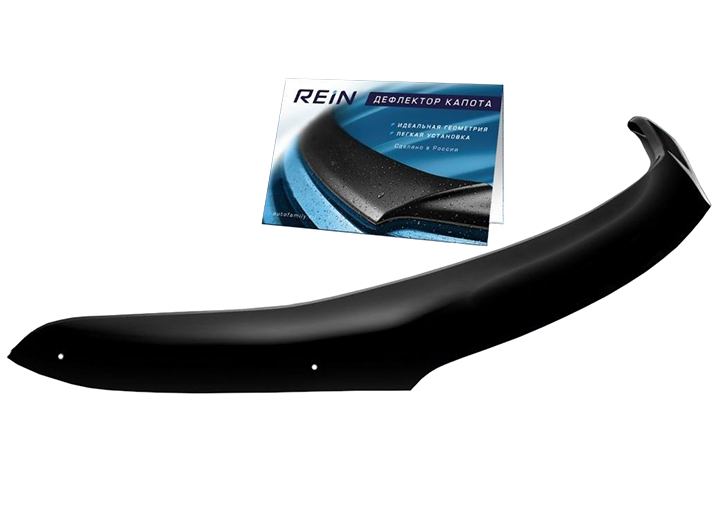 Дефлектор капота Rein REINHD616 DAEWOO MATIZ 1998- хэтчбек черный