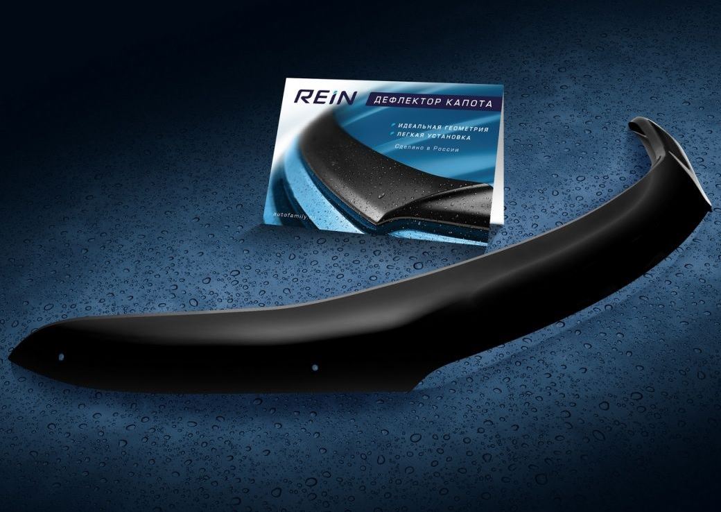 Дефлектор капота Rein REINHD774wl TOYOTA HILUX VI рестайлинг 2001-2005 пикап черный