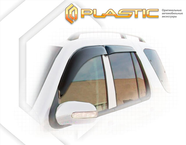 Дефлекторы окон CA plastic 2010030301105 для Mercedes-Benz ML, черный полупрозрачный, 4шт