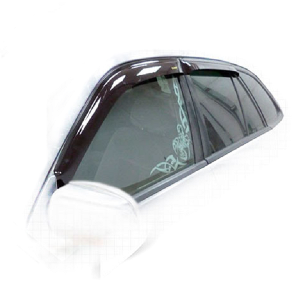 Дефлекторы окон CA plastic 2010030301266 для Mazda Familia универсал, черный полупрозрачный, 4шт