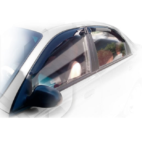 Дефлекторы окон CA plastic 2010030301365 для Chevrolet Lanos, черный полупрозрачный, 4шт