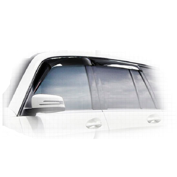 Дефлекторы окон CA plastic 2010030305875 Mercedes-Benz GLK черный полупрозрачный