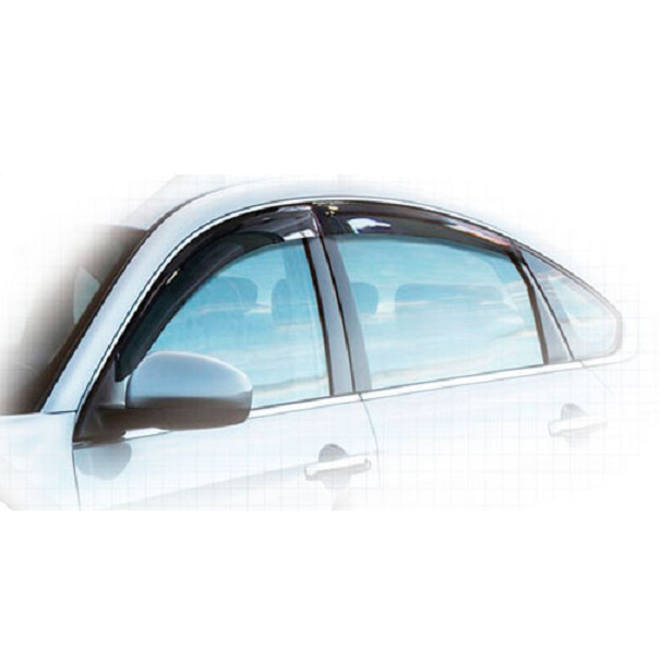 Дефлекторы окон CA plastic 2010030308579 для Nissan Almera, черный полупрозрачный, 4шт