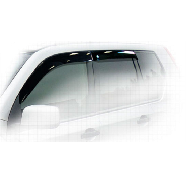 Дефлекторы окон CA plastic 2010030309477 для Nissan X-Trail, черный полупрозрачный, 4шт