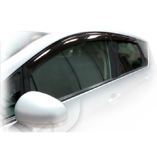 Дефлекторы окон CA plastic 2010030309798 для Toyota Ractis, черный полупрозрачный, 4шт
