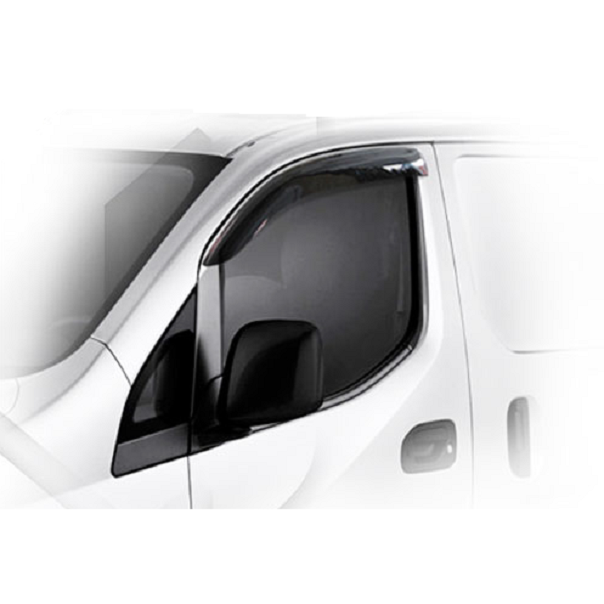 Дефлекторы окон CA plastic 2010030310749 для Nissan NV200, черный полупрозрачный, 4шт
