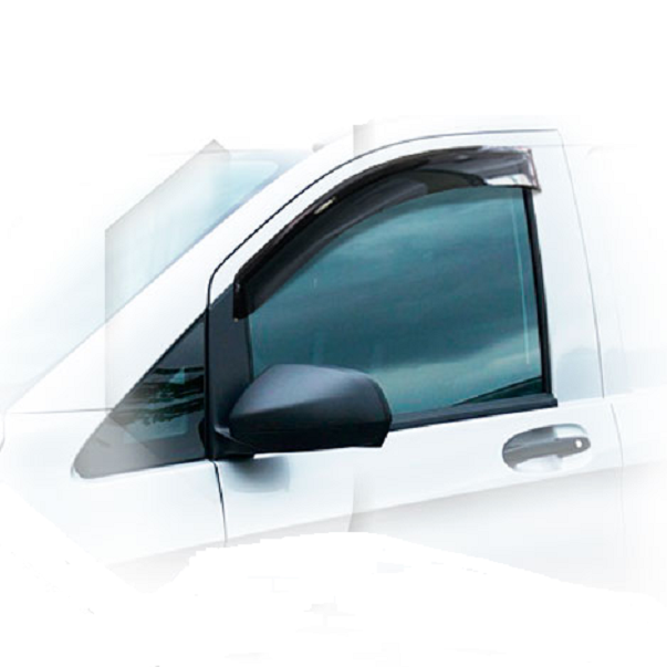 Дефлекторы окон CA plastic 2010030311005 для Mercedes-Benz Vito, черный полупрозрачный, 4шт