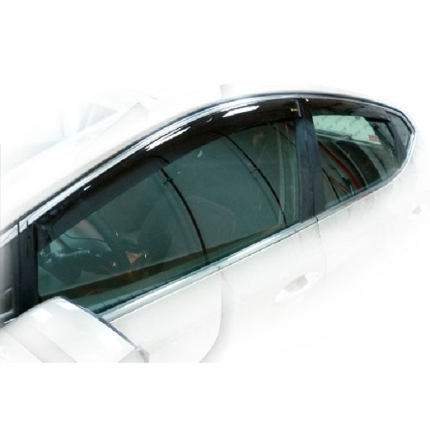 Дефлекторы окон CA plastic 2010030311319 для KIA Ceed, черный полупрозрачный, 4шт