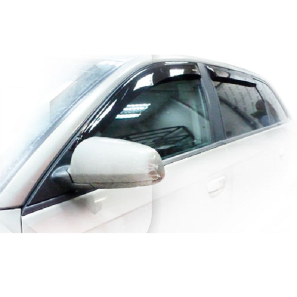 Дефлекторы окон CA plastic 2010030311395 для Audi A3, черный полупрозрачный, 4шт